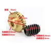 Máquina peladora 801 completamente nueva máquina de engranajes de cobre máquina de tornillo sin fin pequeña rueda dorada piezas King 747 máquina peladora 3Y115 y piezas a juego