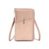 2024 Novo Pingente Bolsa de Telefone Móvel Feminino High-end Crossbody Mobile Phone Bag Moda All-match leve Zipper Shoulder Bag