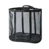 Cesta para Ropa Sucia de Casa Gran Capacidad Malla Baño Portátil Plegable Cesta de Lavandería para Ropa Sucia Cesto para Ropa Montado en Pared