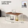 Nuevo Portavasos de Acrílico Escritorio de Oficina Multiusos Portátil Estante de Almacenamiento para Vasos y Servilletas Multicapa Venta al por Mayor