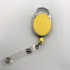 Porta-Crachá Retrátil Automático Mini de Alto Retorno e Fácil de Puxar, Chaveiro Retrátil Anti-Perda, Personalizável