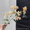Flores Artificiales: Flores de Fresia, Lirio y Campanilla para Salones de Bodas, Celebraciones de Bodas, Decoración del Hogar, Decoraciones de Techo y Arreglos Florales