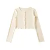 Ry6088-Camiseta de Moda con Cuello Redondo y Mangas Largas Estilo Europeo y Americano para Mujer 2026 Primavera y Verano Nuevo Top Sexy Adelgazante