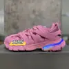 Zapatos de Padre Vintage París Tercera Generación Track3.0 Zapatos Deportivos Casuales de Suela Gruesa Tenis Gruesos que Aumentan la Altura