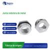 Anel Redutor de Metal Ip68 À Prova D'água Cobre Niquelado Junção Redutora Conexão Rosca Externa Núcleo de Conversão Anel Redutor Redução