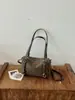 Nova bolsa Boston de moda retrô para comércio exterior para mulheres, elegante e de alta qualidade, com acabamento escovado, bolsa de ombro versátil, perfeita para o dia a dia e uso casual