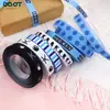 Fita de Transferência de Calor para Hóquei no Gelo de 1cm Bola Laço DIY Embalagem de Presente Adereço de Torcida Fita Decorativa Fita
