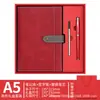 Caderno de negócios transfronteiriço personalizável com impressão de logotipo, fecho, alto valor estético, espessado, caderno de reunião de alta qualidade
