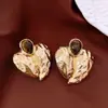 Pendientes Colgantes Ovalados de Circonita Transfronterizos Europeos y Americanos, Moda Retro, Temperamento Exquisito, Lujo Ligero, Pendientes de Alta Gama