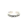 Anillo Vintage Moda Mujer Personalizado Versátil Estilo Hong Kong Anillo Antiguo Anillo Nota Saltarina Mujer Abierto Ajustable