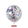 Crianças de Um Ano Balão de Metal Balão Lantejoula Arranjo de Atmosfera Decoração de Mesa Casamento Aniversário Coração Balão de Camada Dupla