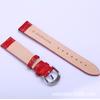 Atacado pulseira de couro couro de boi masculino e feminino cor de couro à prova d'água suor padrão de bambu corrente de relógio pino de relógio fivela acessórios