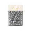 Adesivos de Unha Embossados Transfronteiriços, Adesivos de Unha Populares Estilo Ballet, Materiais de Decoração com Laços de Renda, Unhas Usáveis