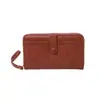 Cartera Retro de Nuevo Estilo Transfronteriza para Mujer, Gran Capacidad, Múltiples Ranuras para Tarjetas, Bolso de Mano Tipo Acordeón, Hebilla de Moda, Cremallera, Portadocumentos