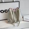 Bolso de Gran Capacidad Primavera 2025 Nuevo Nicho Moda Bolso de Axila Textura Trendy Bolso Tote de Hombro para Mujer