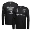 Nova Camiseta de Manga Longa de Corrida F1 Roupas de Motocicleta Off-Road Respirável Secagem Rápida Gola Redonda Manga Curta Roupa Esportiva Top Exportação