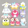 Material Kirby Morango Resina Acessórios Caixa de Armazenamento Urso Kuromi Estrela Copo de Água DIY Cola de Creme Adesivo de Geladeira