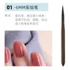 Pinceles para Manicura Transfronterizos, un Juego Completo de 12 Soportes de Madera para Bolígrafos, Bolígrafos de Línea Fina Pintados, Bolígrafos de Cristal para Fototerapia, Pinceles para Difuminar, Venta al por Mayor