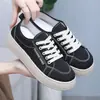 Zapatos de Lona Son Cómodos y Versátiles, de Caña Baja, Transpirables, Cómodos, Zapatos de Suela Blanda, Populares Zapatos Deportivos Casuales de Suela Plana Antideslizantes para Mujer