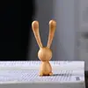 Nuevo Rascador de Nariz de Conejo de Sándalo Verde Masajeador Levantador de Ojos y Mandíbula Peine Meridianal Lindo de Dibujos Animados Creativo