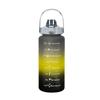 Vaso de agua de gran capacidad unisex vaso con boquilla botella de agua para exteriores botella de agua deportiva vaso de plástico resistente a altas temperaturas juego de tres piezas