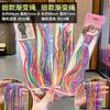 Corea del Sur Trenza de Pelo Cuerda de Color Trenza Oculta Cuerda de Pelo Trenzado Sucio de Siete Colores Serie Mori Cinta para Niños Tocado Cuerda Cinta
