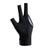 Guantes de Billar Fuga Tres Dedos Ligeros Transpirables Snooker Billar Mano Izquierda Único Elástico Silicona Antideslizante Guantes