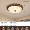 Luminária de teto para quarto com estética da Dinastia Song, Luminária para quarto principal em madeira maciça estilo medieval francês, Luminária de teto para casa de hóspedes estilo Zen chinês