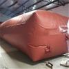Piscina de biogás de película roja suave, material de PVC, paquete de fermentación de biogás para porquerizas y porquerizas, piscina subterránea de biogás de 1,2 de espesor