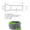 Manguera de Plástico Recubierto de PVC Ecológico de 5/8" para Agua de Jardín, Cubierta Protectora Suave de Goma, Funda para Agarre de Herramientas de Jardín