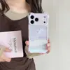 Patchwork a cuadros y lunares con diseño de corazón, adecuado para funda de teléfono Apple 18 Pro Max, iPhone 17, 16 y 15