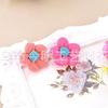 Flor de tela estilo coreano DIY flor pequeña hecha a mano accesorios para joyería accesorios para ropa infantil flor de cinco pétalos de lana