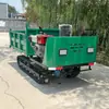 Transportador Pequeno Lagarta Creeper 2 Toneladas Transportador para Campos de Arroz Alagados Hidráulico Basculante Lagarta Todo-o-Terreno