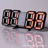 Reloj Digital LED 3D Inteligente Reloj Despertador Electrónico Transfronterizo Reloj de Pared para Sala de Estar Temperatura Interior