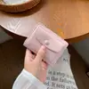 Nueva cartera para mujer, cartera corta de alta gama para estudiantes, bolso de mujer estilo Ins, cartera, de mano, al por mayor