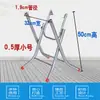 Pata de Mesa Plegable de Acero Inoxidable Soporte para Banco de Trabajo Estante de Mesa de Acero Portátil Pata Plegable Alta Multifuncional