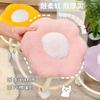 Taburete de polea de flores de celebridad cibernética Rueda universal Alto valor de color Flor Taburete perezoso para cambiar zapatos Multifuncional Hermoso taburete de polea para coser Taburete bajo
