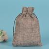 Bolsa de lino con lunares, regalo para fiesta de Navidad, texto de juego, bolsa para empaque de joyería, bolsa para guardar té, audífonos, se puede personalizar