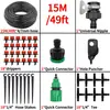 Conjunto de Irrigação para Jardinagem Ferramentas de Irrigação para Vasos de Flores Dispositivo de Rega DIY para Jardim Externo Dispositivo Automático de Rega para Flores Conjunto de Irrigação por Gotejamento
