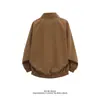 Chaqueta cárdigan patchwork de cinta tejida retro estilo callejero para hombres y mujeres, abrigo deportivo casual de pareja de moda holgado, ropa de hombre