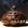 Quemador de incienso de latón quemador de incienso de loto quemador de incienso de loto de latón quemador de madera de agarwood sándalo adornos