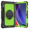 Funda Adecuada para Tableta Samsung Tab S9 Fe Plus 12.4 con Soporte Giratorio X610 Funda Protectora de Cobertura Total a Prueba de Tres