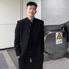 Jaqueta túnica chinesa masculina de alta qualidade, nova, bonita, primavera e outono, Zhao Shanhe, com gola alta casual, jaqueta de terno maré