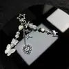 Estilo Y2K Milenio Accesorios de Mariposa Bolso Colgante Estrella de Cinco Puntas Cadena para Teléfono Oso con Cruz Llavero de Perlas