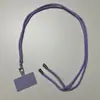 Cordão para Celular Transfronteiriço, Alça de Pescoço Ajustável, Suporte de Corda de Nylon DIY para Usar na Diagonal, Corda Multifuncional Anti-Perda e Anti-Queda