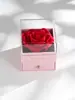 Caja de Regalo de Flor de Rosa Bolsa de Regalo Empaque de Joyería