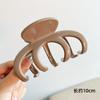 Verano Nuevo Simple Calabaza Clip Grande de Tiburón Horquilla para el Cabello para la Parte Posterior de la Cabeza de Mujer Horquilla Elegante Clip Multi-Agarre