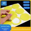 Junta de silicone suporte para telefone móvel antiderrapante almofada de silicone amarelo autoadesivo de silicone almofada de borracha de silicone selada