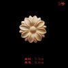 Mueble Armario Puerta Mesa de Noche Adorno Decorativo Flor Pequeña Flor Redonda Estigma Romano Flor de Madera Maciza Cabeza de Armario Cuadrada
