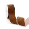 Jinhui Factory em estoque Fita de veludo 1cm-5cm Rolo pequeno de veludo Fita Acessórios para cabelo de outono e inverno Cinto de veludo